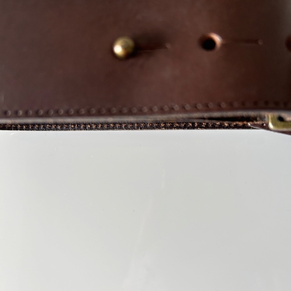 Burberry Logo Belt. Brown color, Size S (28"). Authentic. New. - Picture 6 of 16